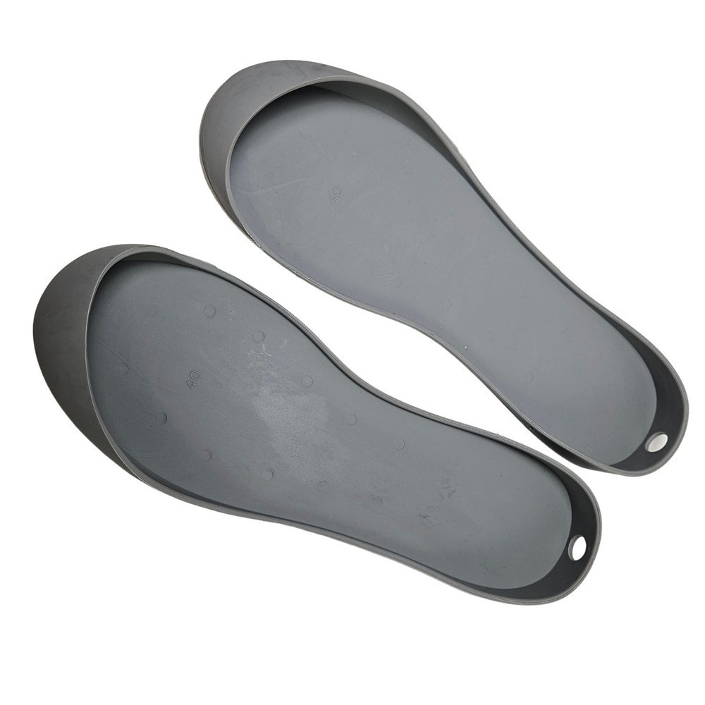 Mahabis Sole for Slipper 40 Larvik Grey Rubber Outsoles #2
